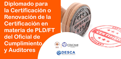 Certificación o Renovación de la Certificación en materia de PLD/FT